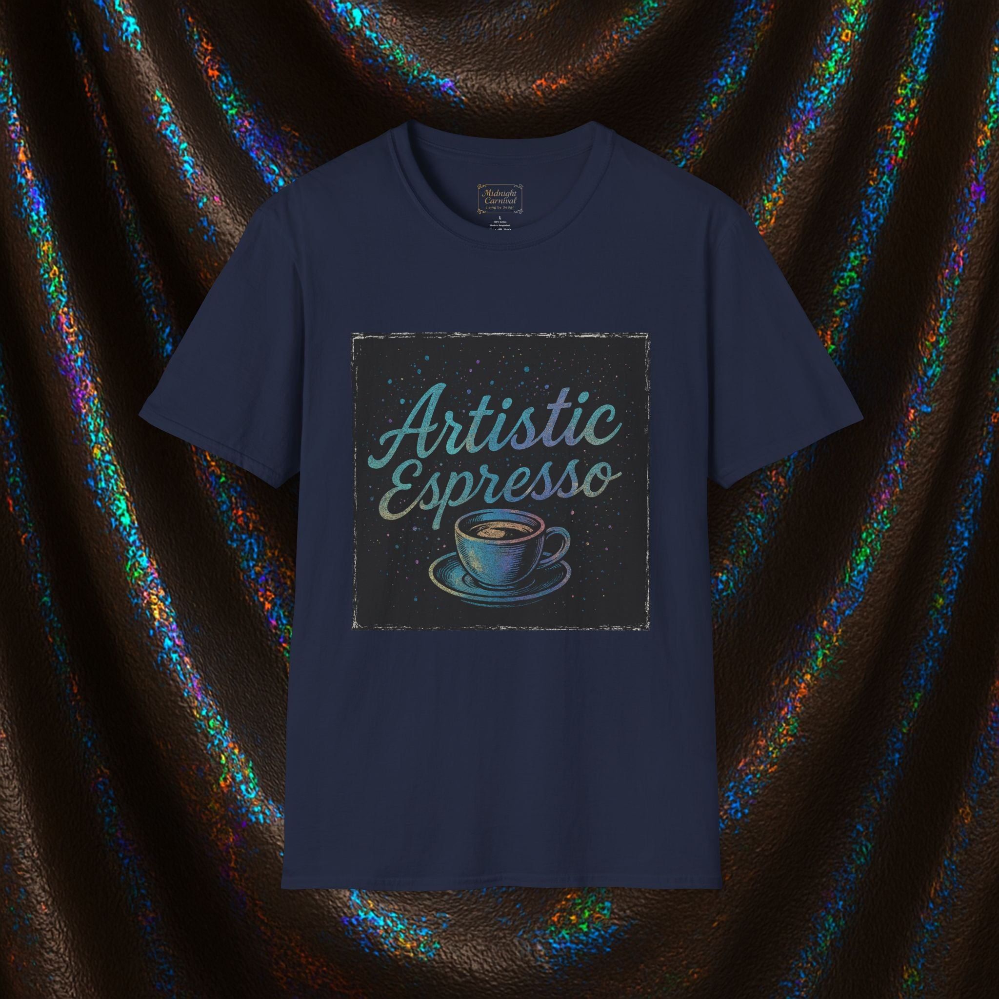 Artistic Espresso Graphic T-Shirt