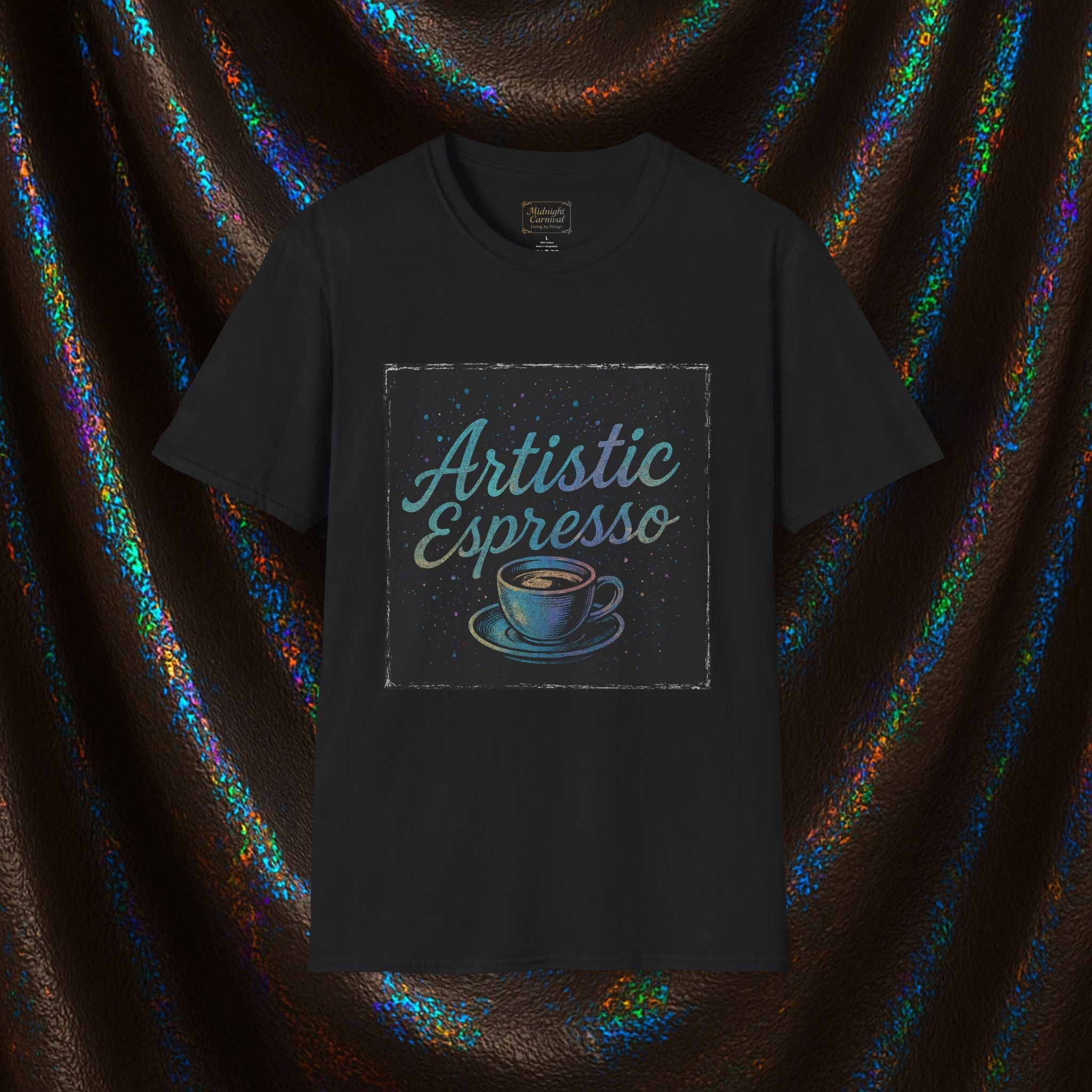 Artistic Espresso Graphic T-Shirt