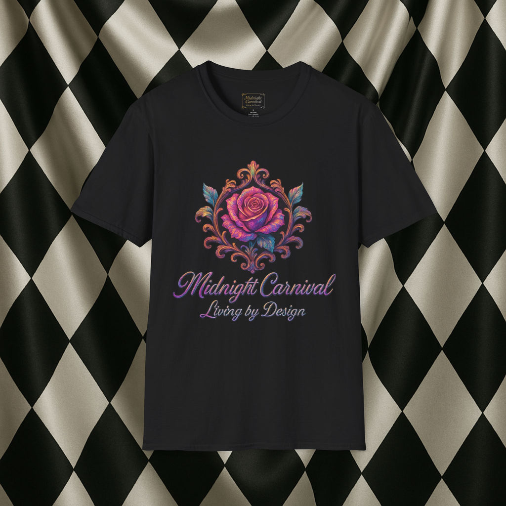 Midnight Carnival Floral Graphic T-Shirt