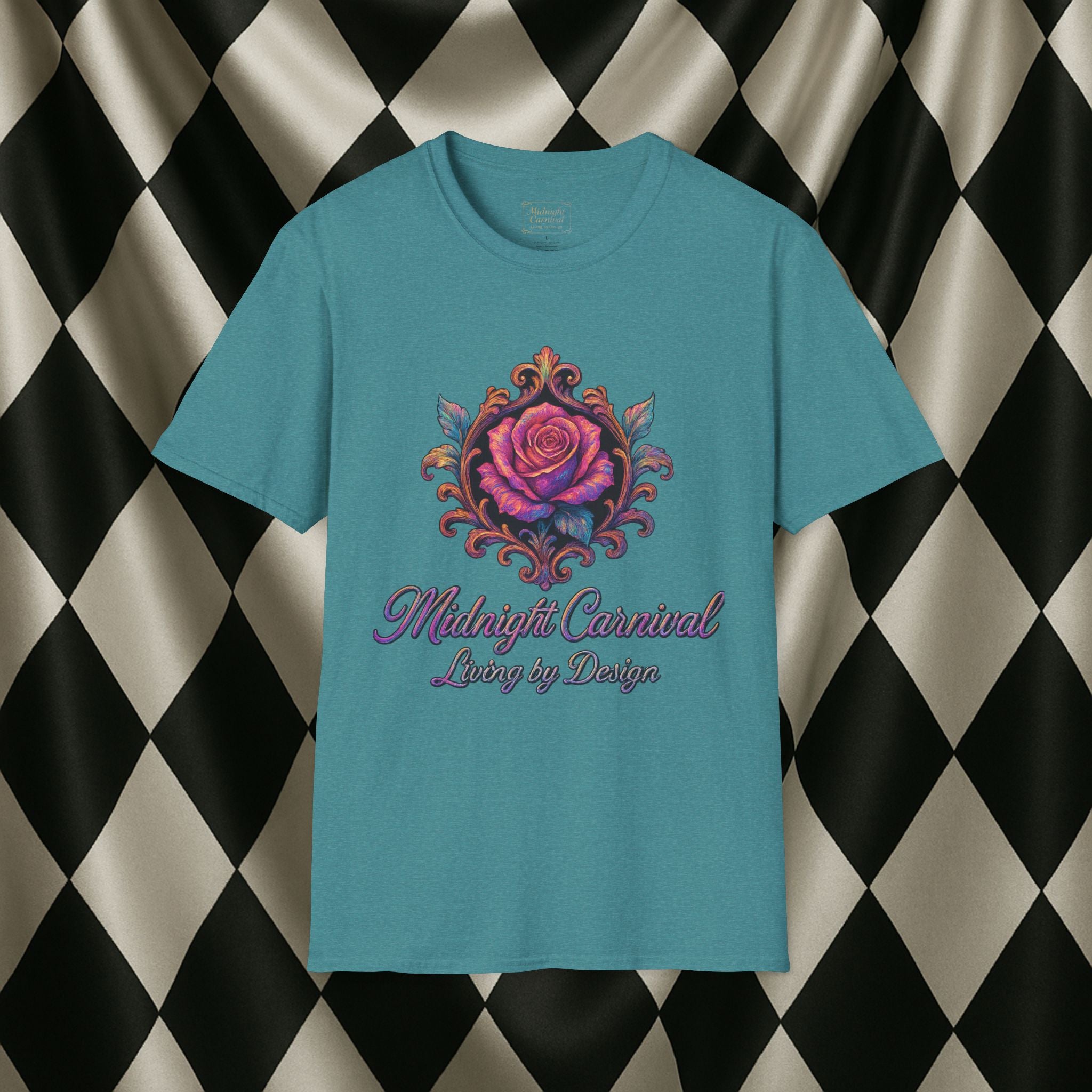 Midnight Carnival Floral Graphic T-Shirt
