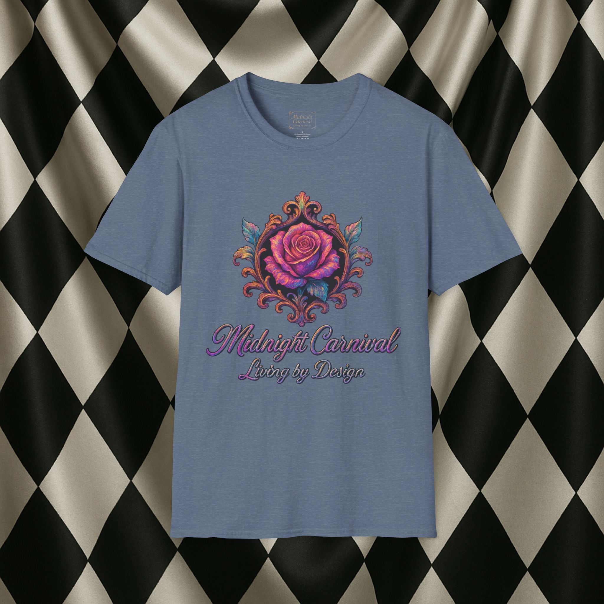 Midnight Carnival Floral Graphic T-Shirt