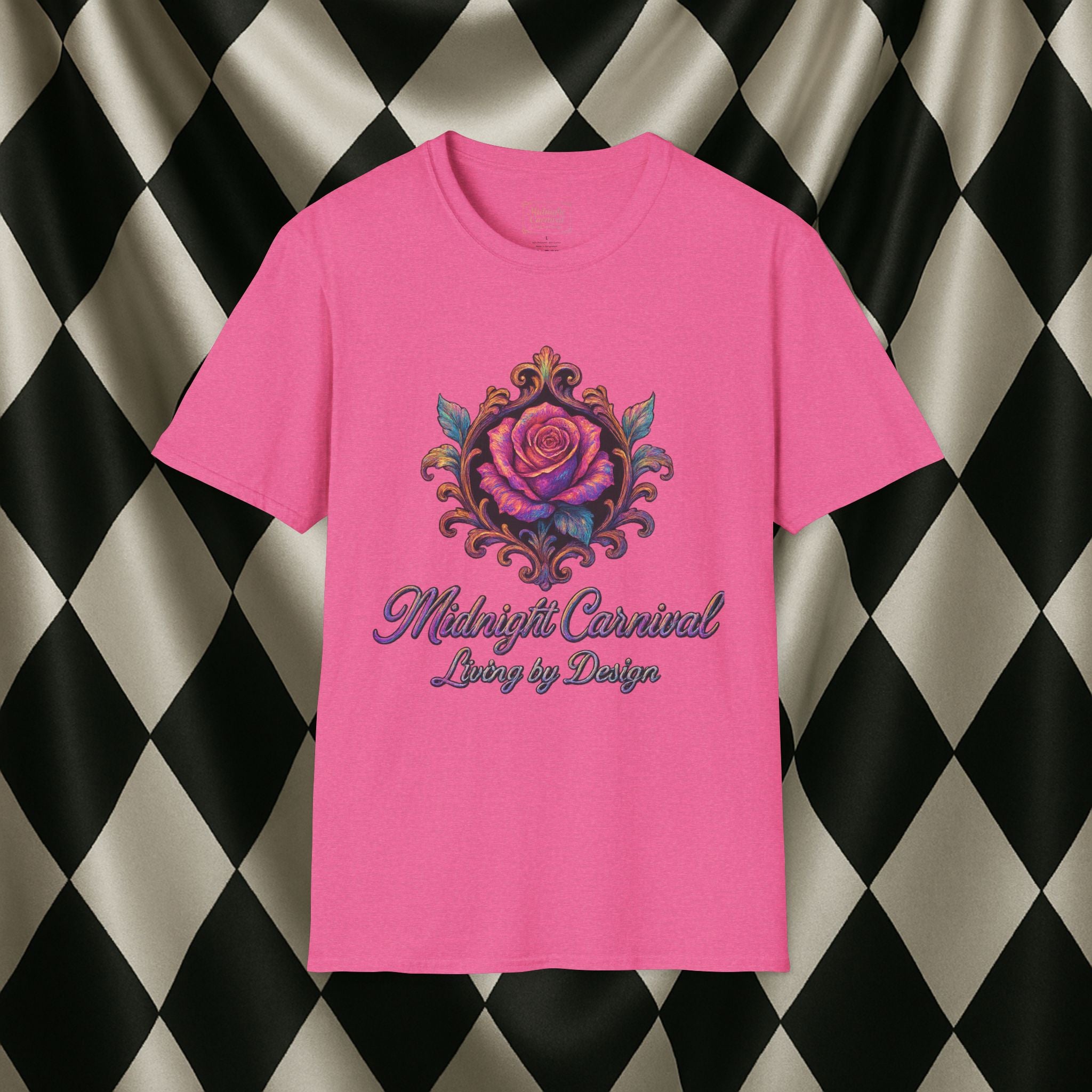Midnight Carnival Floral Graphic T-Shirt