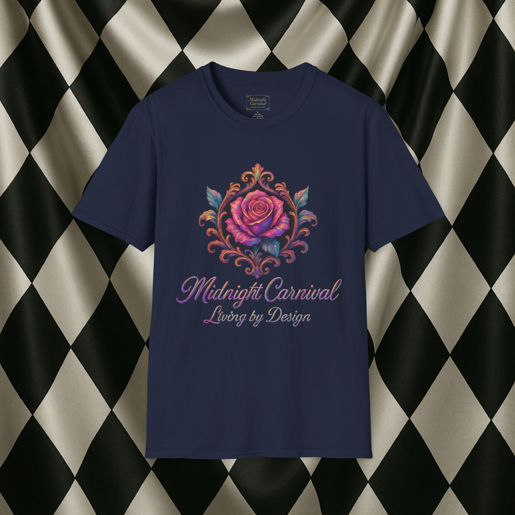 Midnight Carnival Floral Graphic T-Shirt