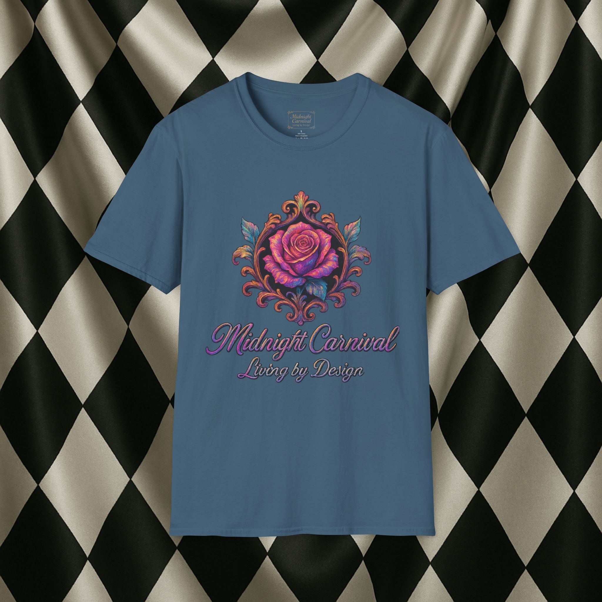 Midnight Carnival Floral Graphic T-Shirt